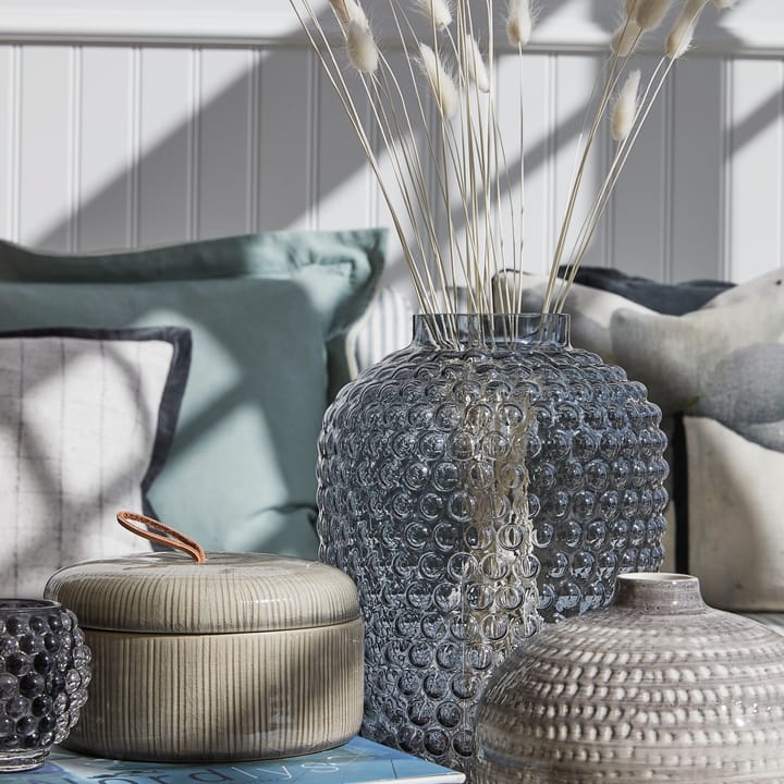 Bocal de rangement avec couvercle Callie Ø16 cm - Silver grey - Lene Bjerre