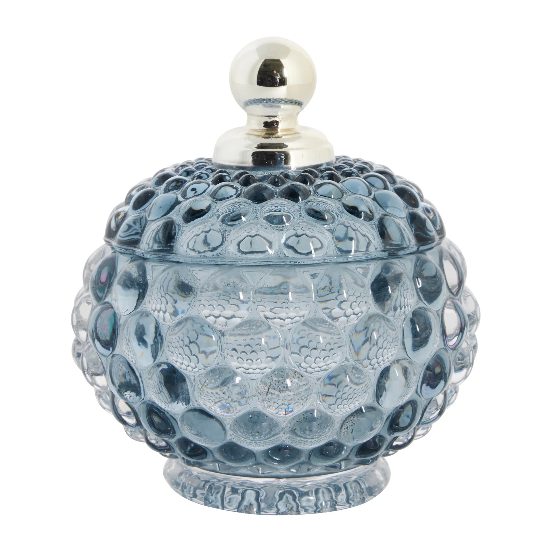 Bocal de rangement avec couvercle Miya Ø10 cm, Blue Lene Bjerre