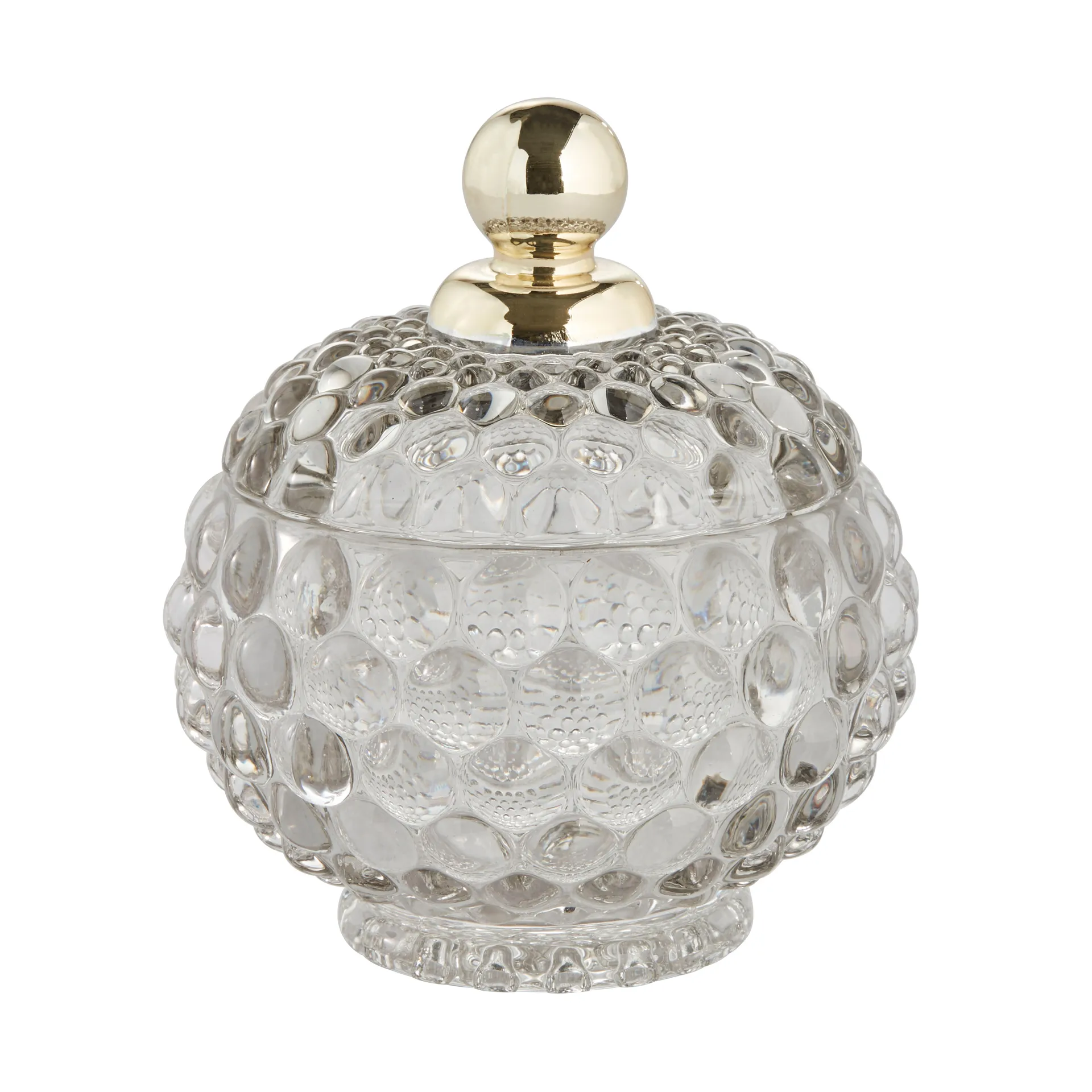 Bocal de rangement avec couvercle Miya Ø10 cm, Gris clair Lene Bjerre