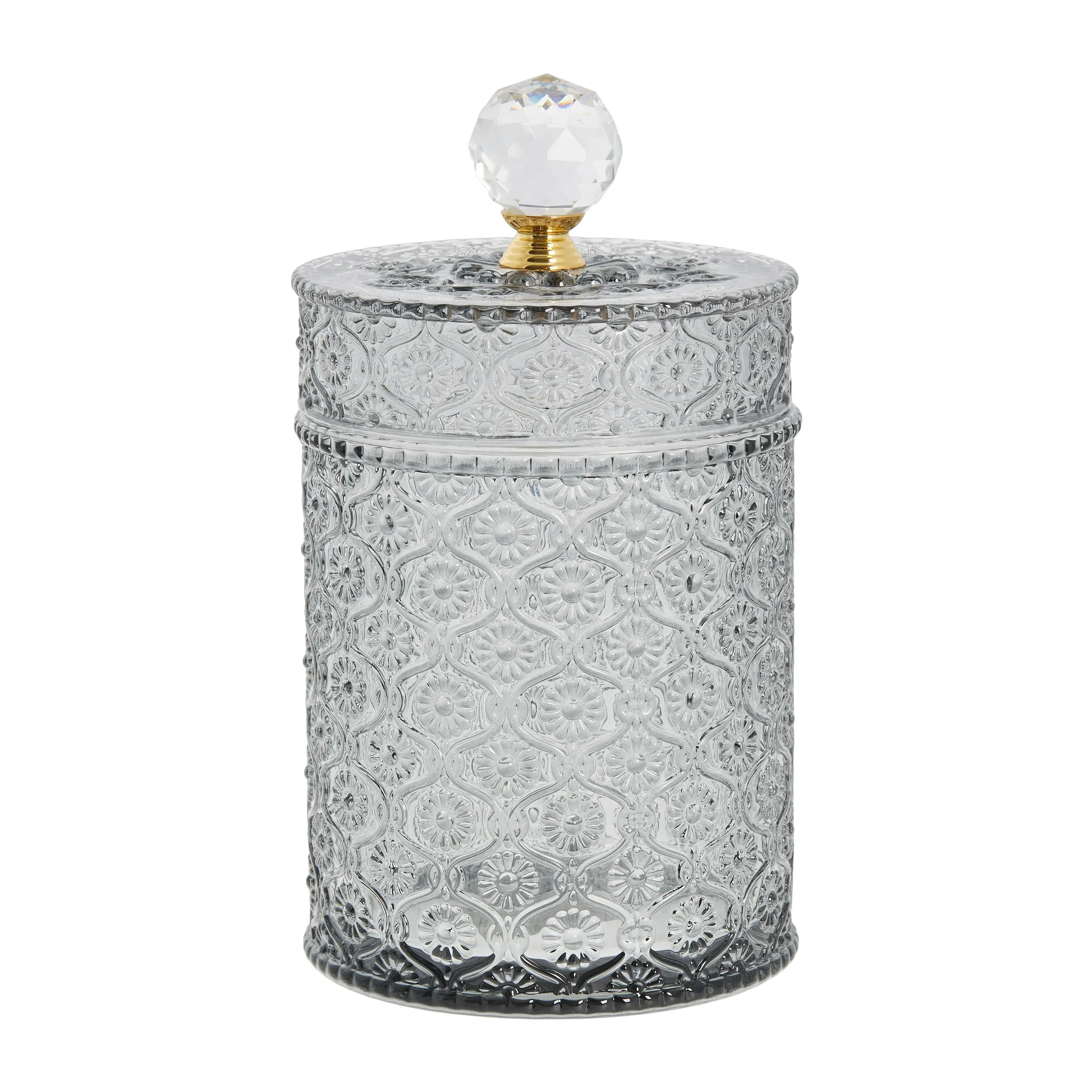 Bocal de rangement avec couvercle Miyelle Ø10 cm, Grey Lene Bjerre