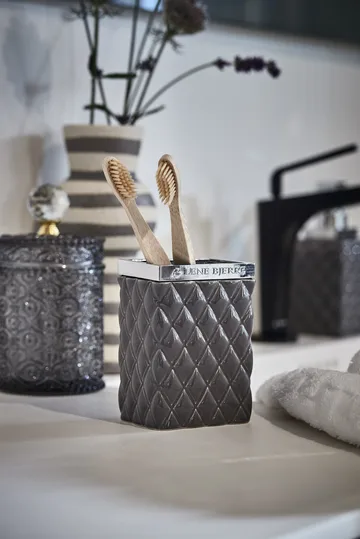 Bocal de rangement avec couvercle Miyelle Ø10 cm - Grey - Lene Bjerre