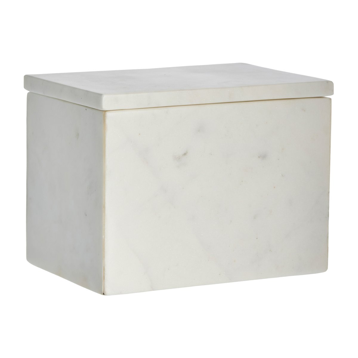 Lene Bjerre Boîte de rangement Ellia en marbre 16,5x11,5 cm Blanc