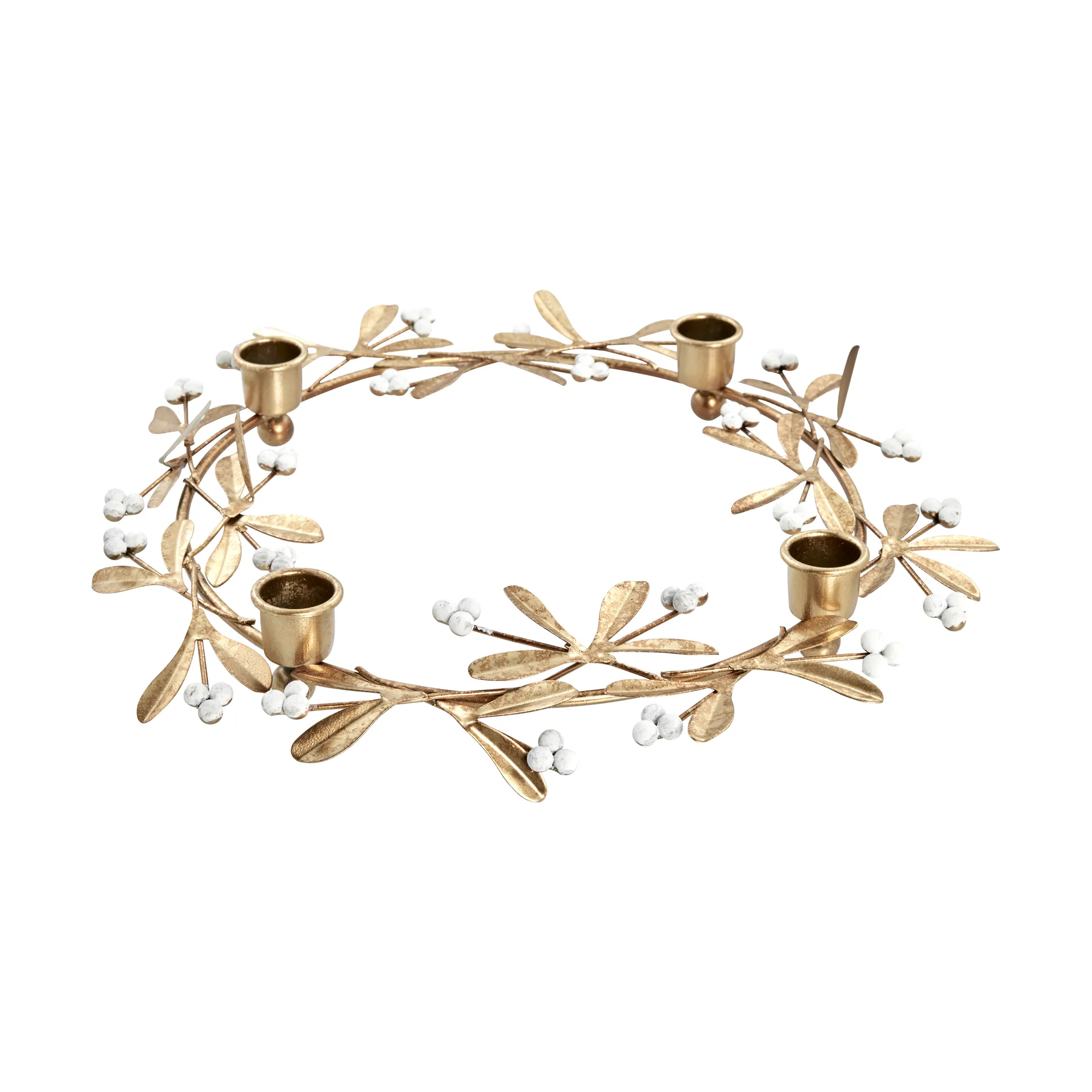 Bougeoir de l’avent Missia Ø33 cm, Light gold Lene Bjerre