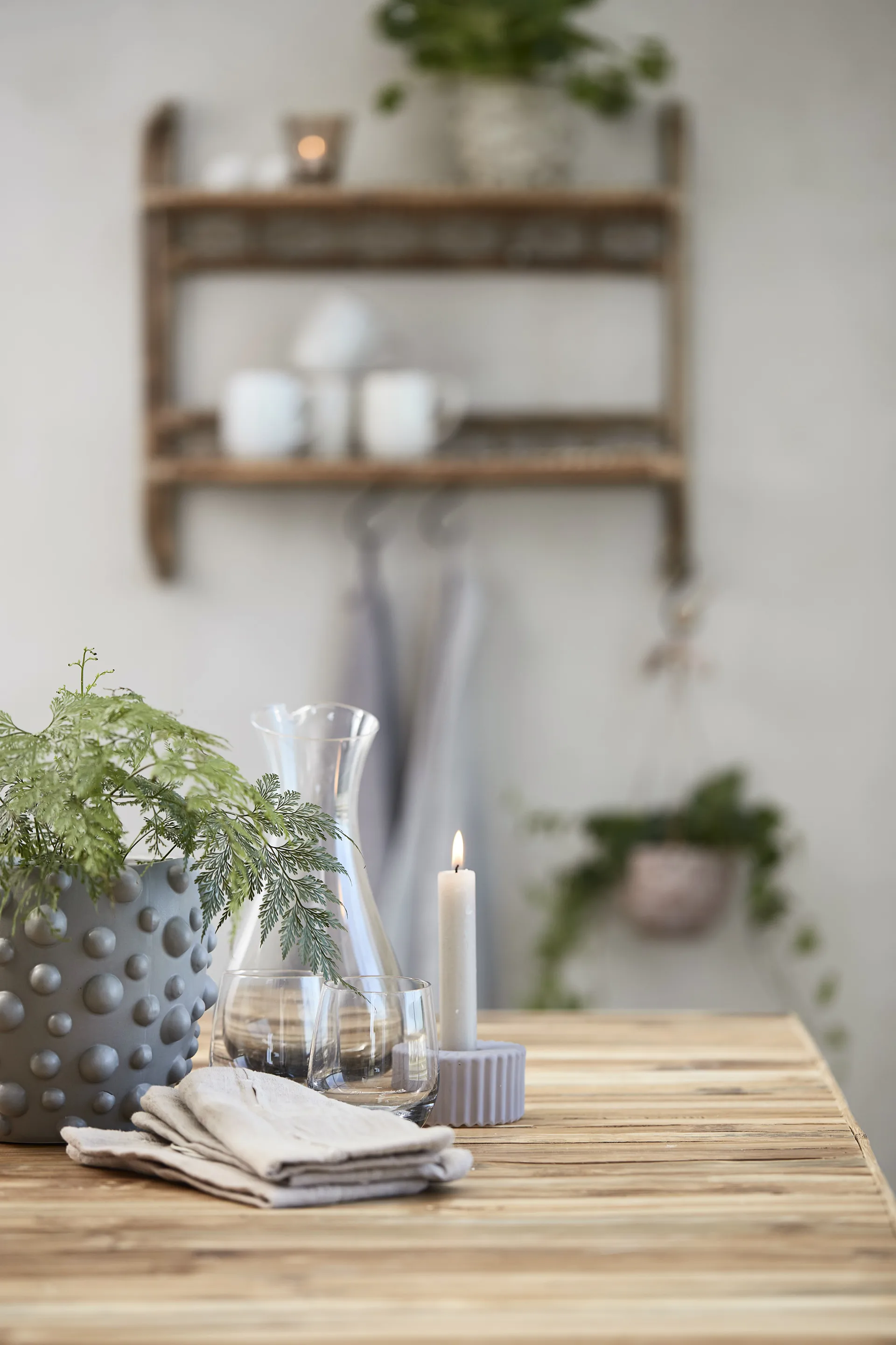 Bougeoir Dormia 4 cm, Grey Lene Bjerre