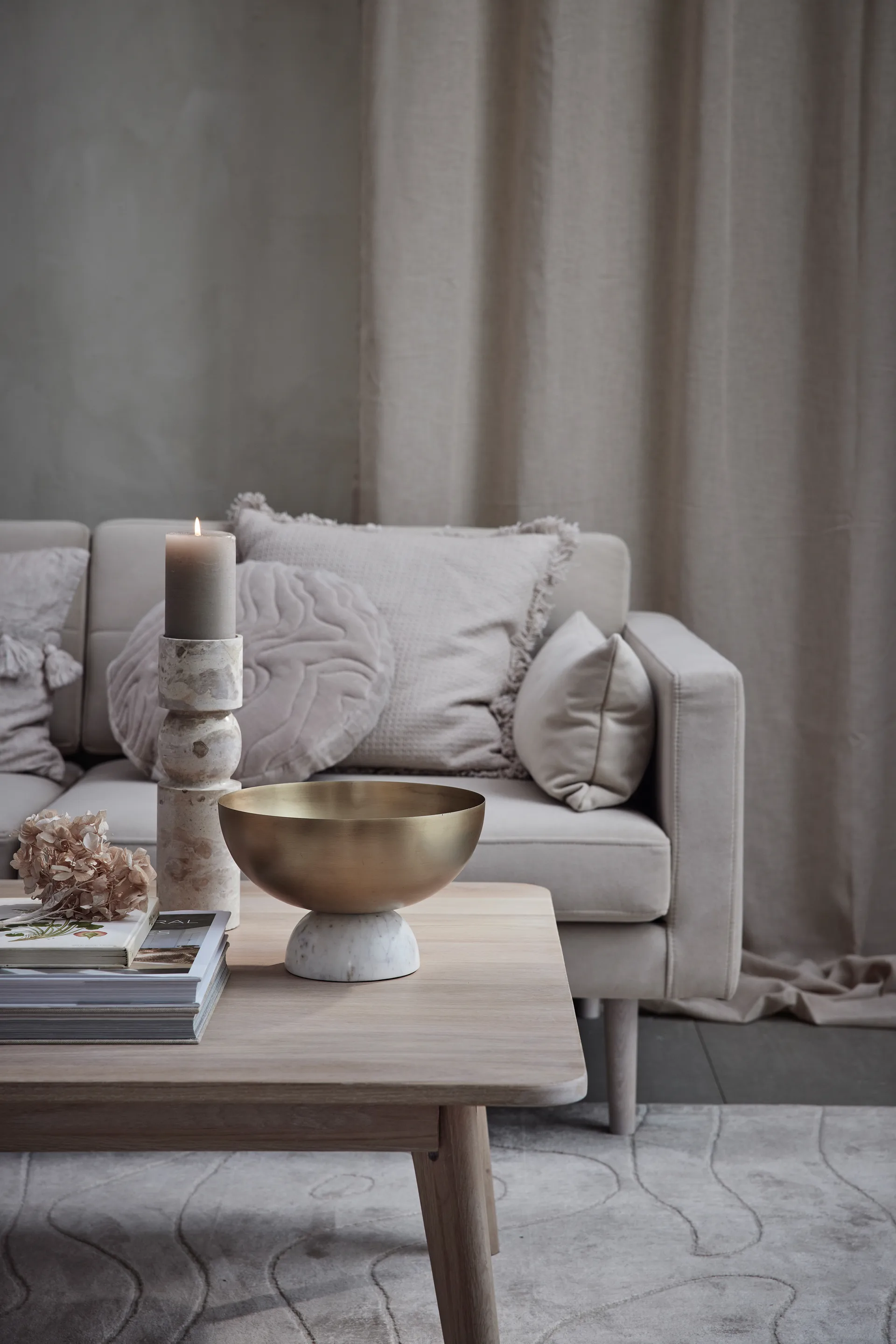 Bougeoir Ellia 30 cm, Lin Lene Bjerre