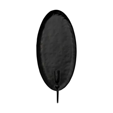 Bougeoir mural Inine - Noir, 17x40 cm - Lene Bjerre