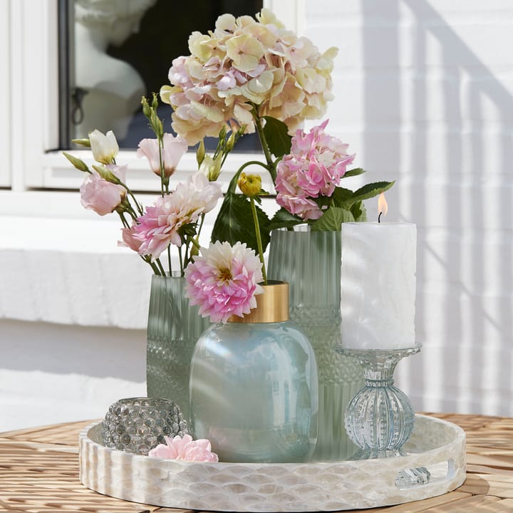 Bougie bloc Lupia 12,5 cm - Blanc - Lene Bjerre