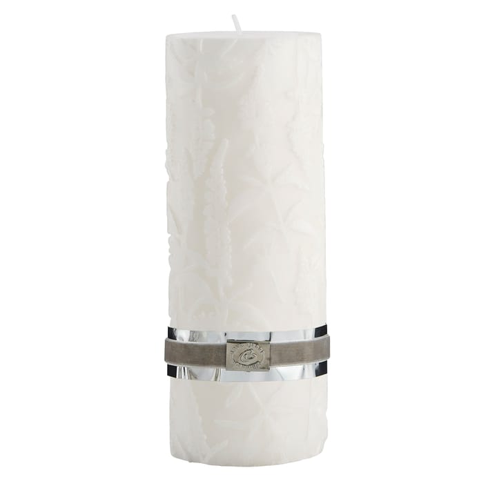 Bougie bloc Lupia 20 cm - Blanc - Lene Bjerre