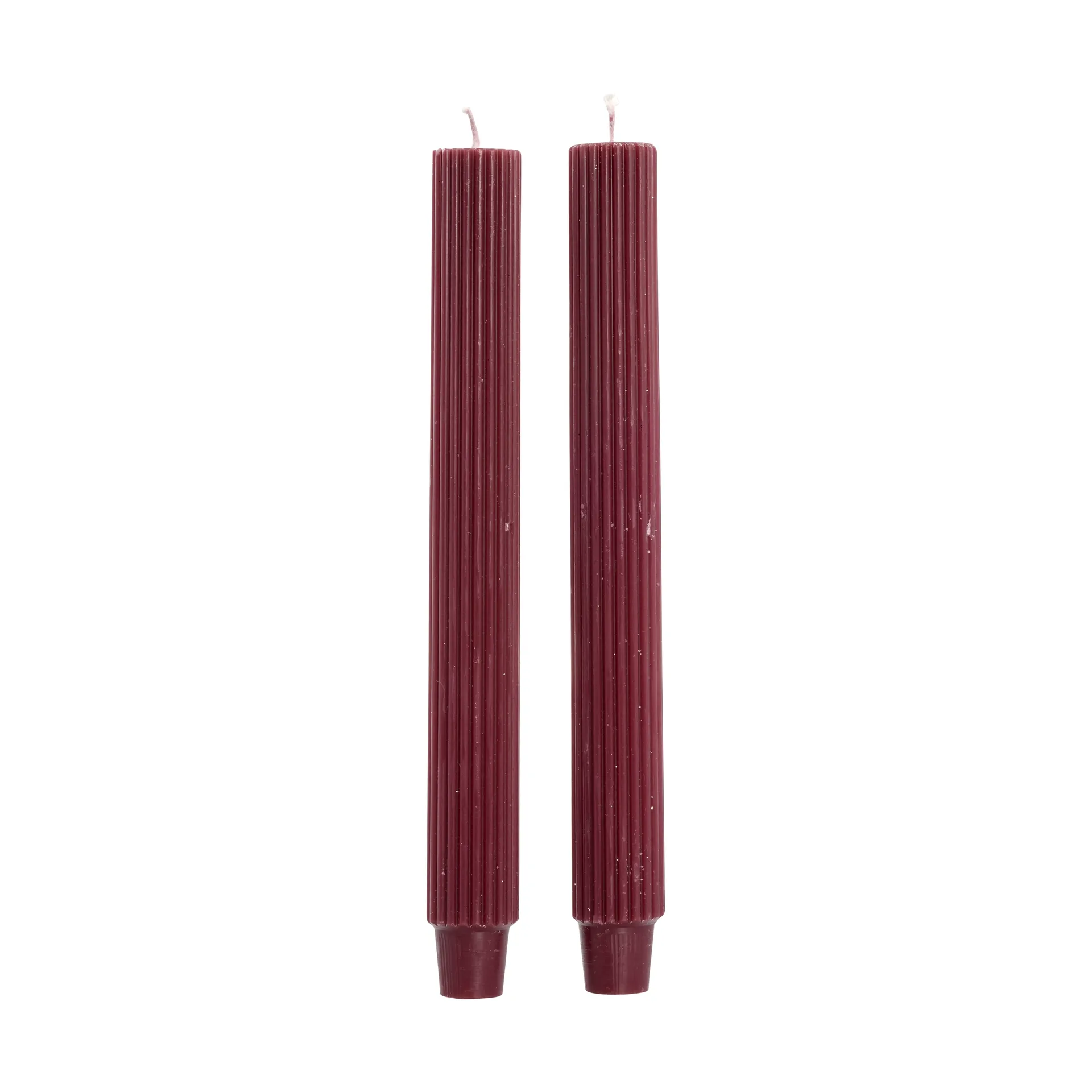 Bougie striée 25 cm Lot de 2, Pomegranate Lene Bjerre