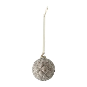 Boule de Noël à carreaux Norille Ø8 cm - Antique brown - Lene Bjerre