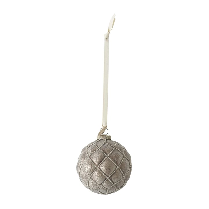 Boule de Noël à carreaux Norille Ø8 cm - Antique brown - Lene Bjerre