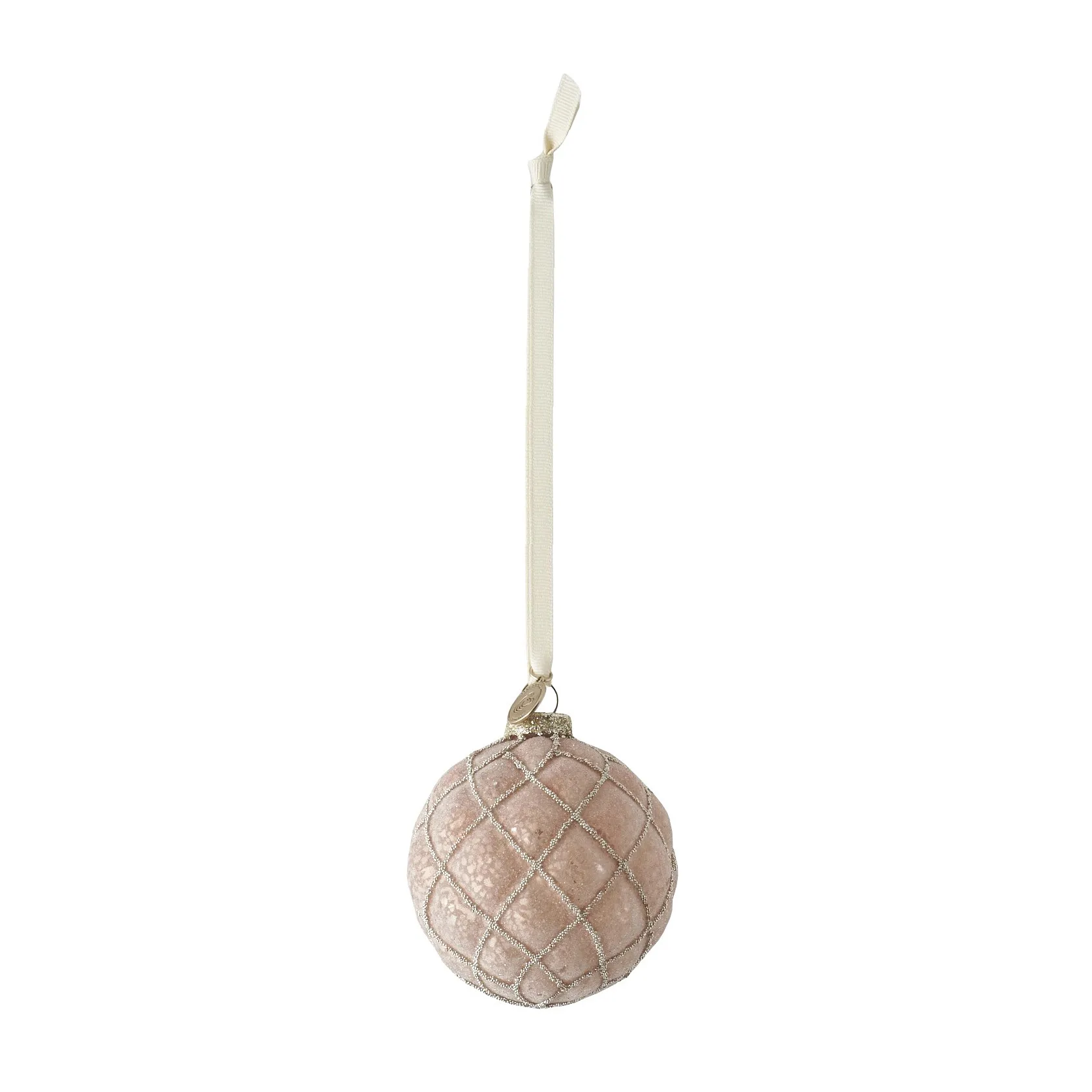 Boule de Noël à carreaux Norille Ø8 cm, Powder Lene Bjerre