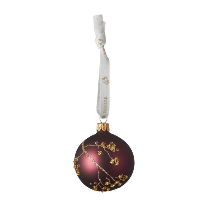 Boule de Noël avec brindille Cadelia Ø6 cm - Pomegranate-doré - Lene Bjerre