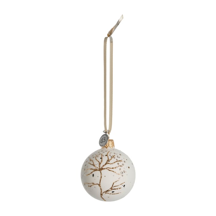 Boule de Noël brindille Cadelia Ø6 cm, white-light gold Lene Bjerre