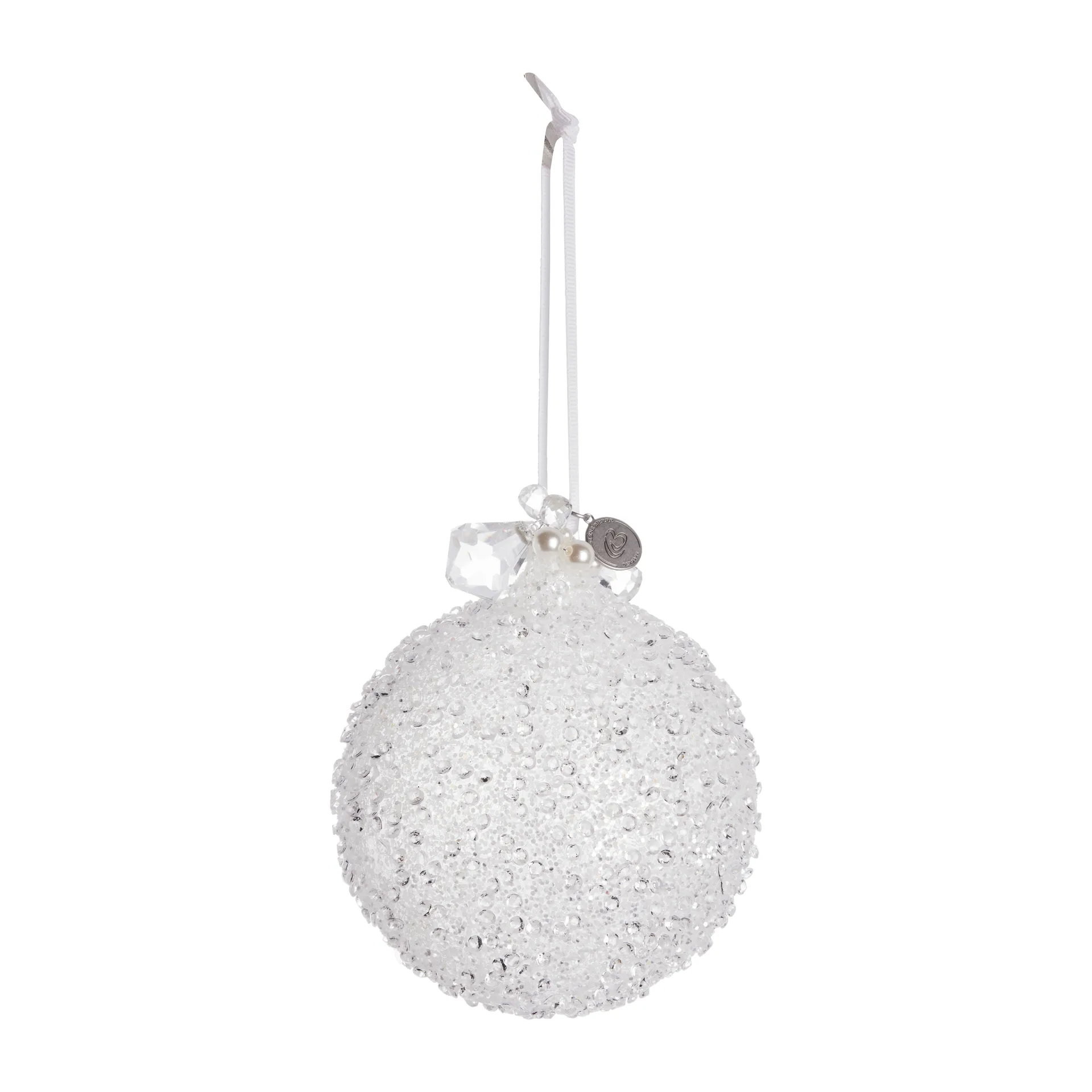 Boule de Noël Cristelle Ø13 cm, white Lene Bjerre