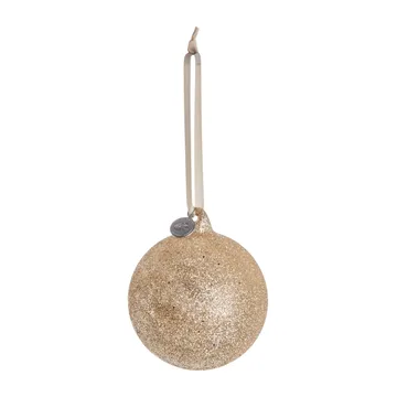 Boule de Noël Glitteria Ø10 cm - light gold - Lene Bjerre