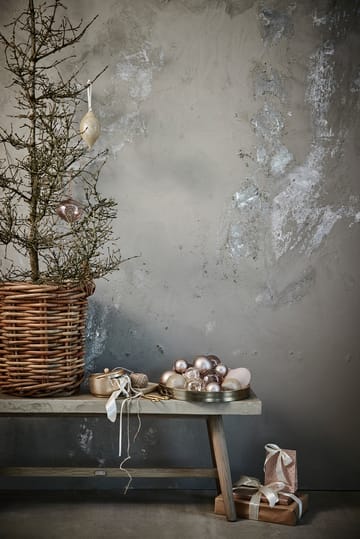 Boule de Noël Glitteria Ø10 cm - light gold - Lene Bjerre