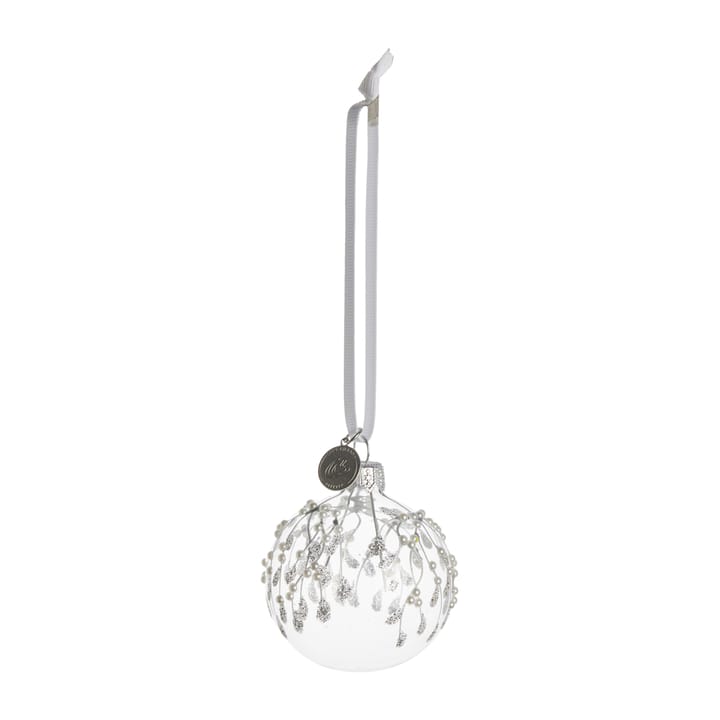 Boule de Noël gui Cadelia Ø6 cm, clear-silver Lene Bjerre