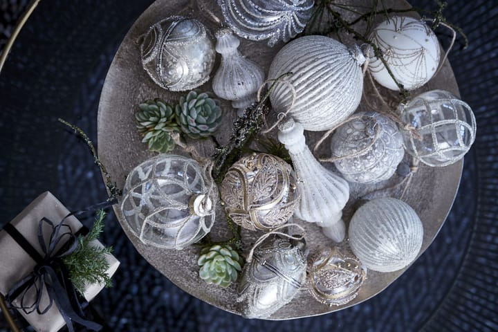 Boule de Noël Merya Ø10 cm, Transparent-doré Lene Bjerre