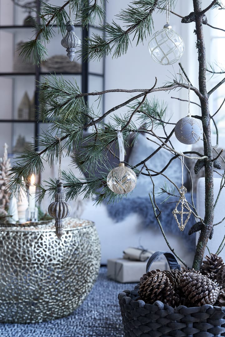 Boule de Noël Merya Ø10 cm, Transparent-doré Lene Bjerre