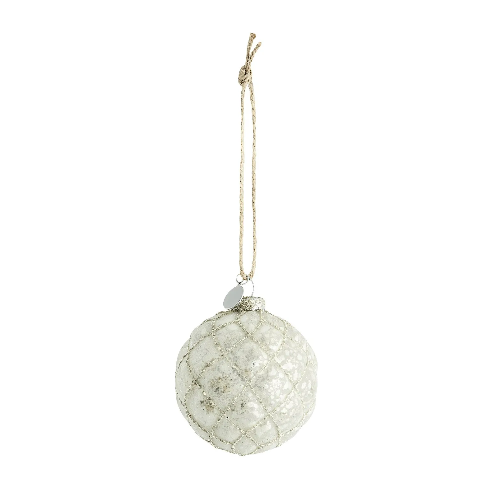 Boule de Noël Norille Ø8 cm, Off White Lene Bjerre
