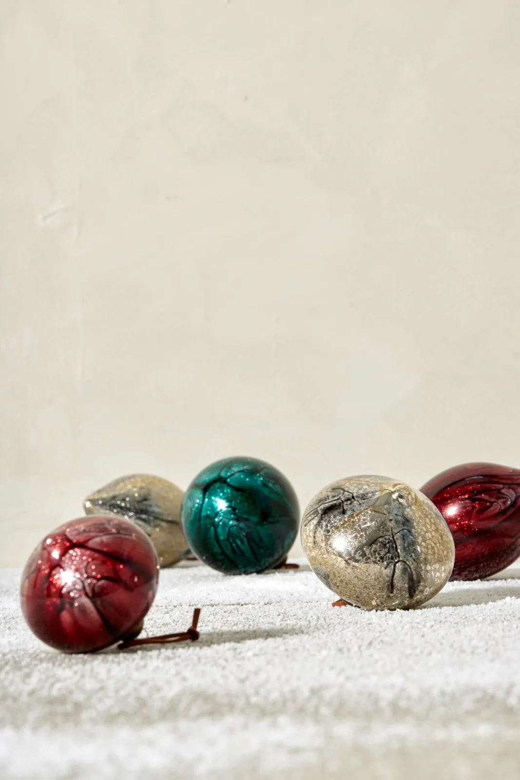 Boule de Noël Nosille 10 cm, Argent-or Lene Bjerre