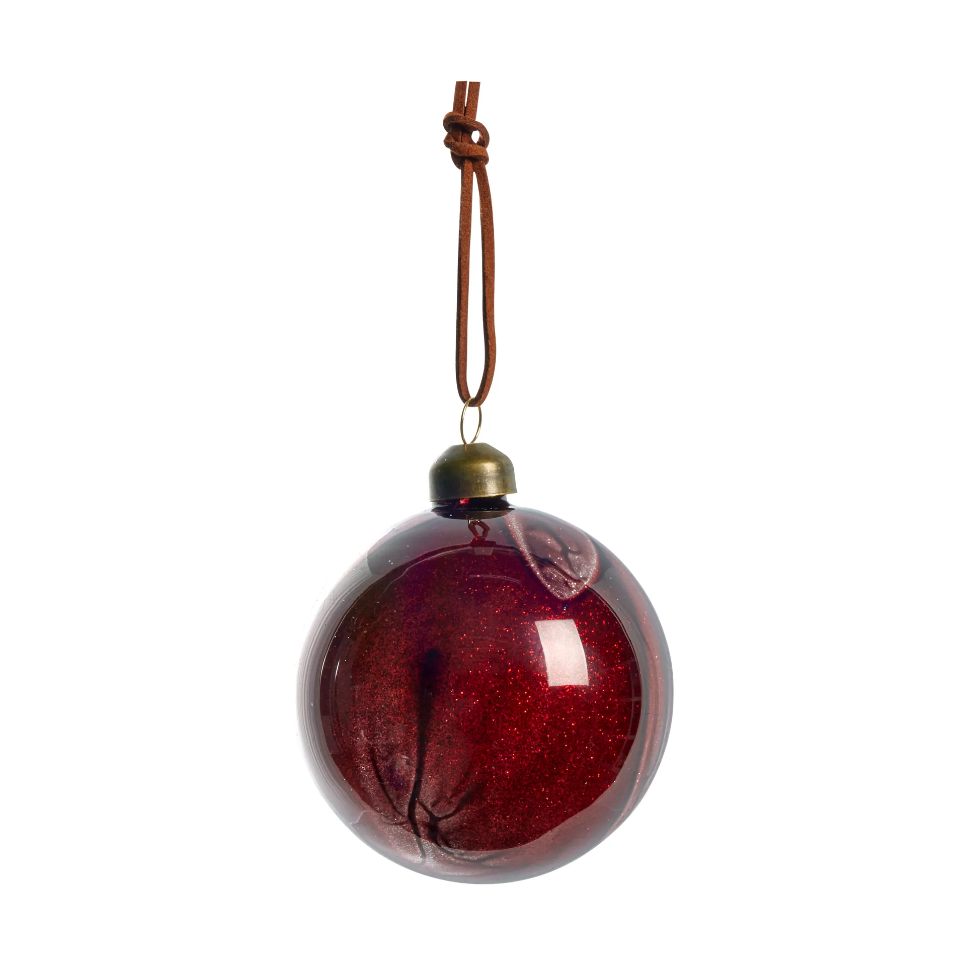 Boule de Noël ronde Nosille Ø8 cm, Pomegranate Lene Bjerre