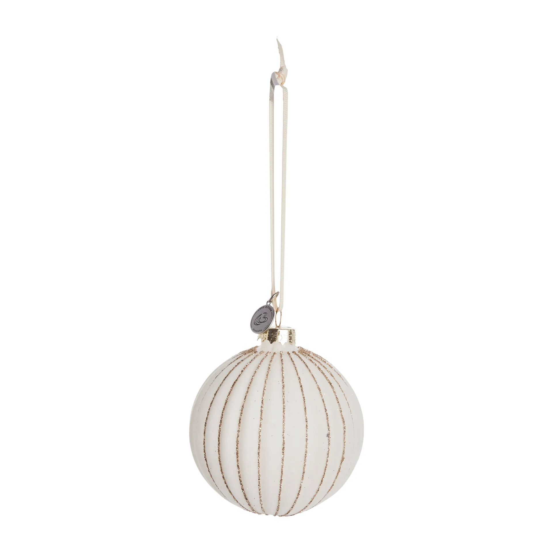 Boule de Noël Sella Ø8 cm, off white Lene Bjerre