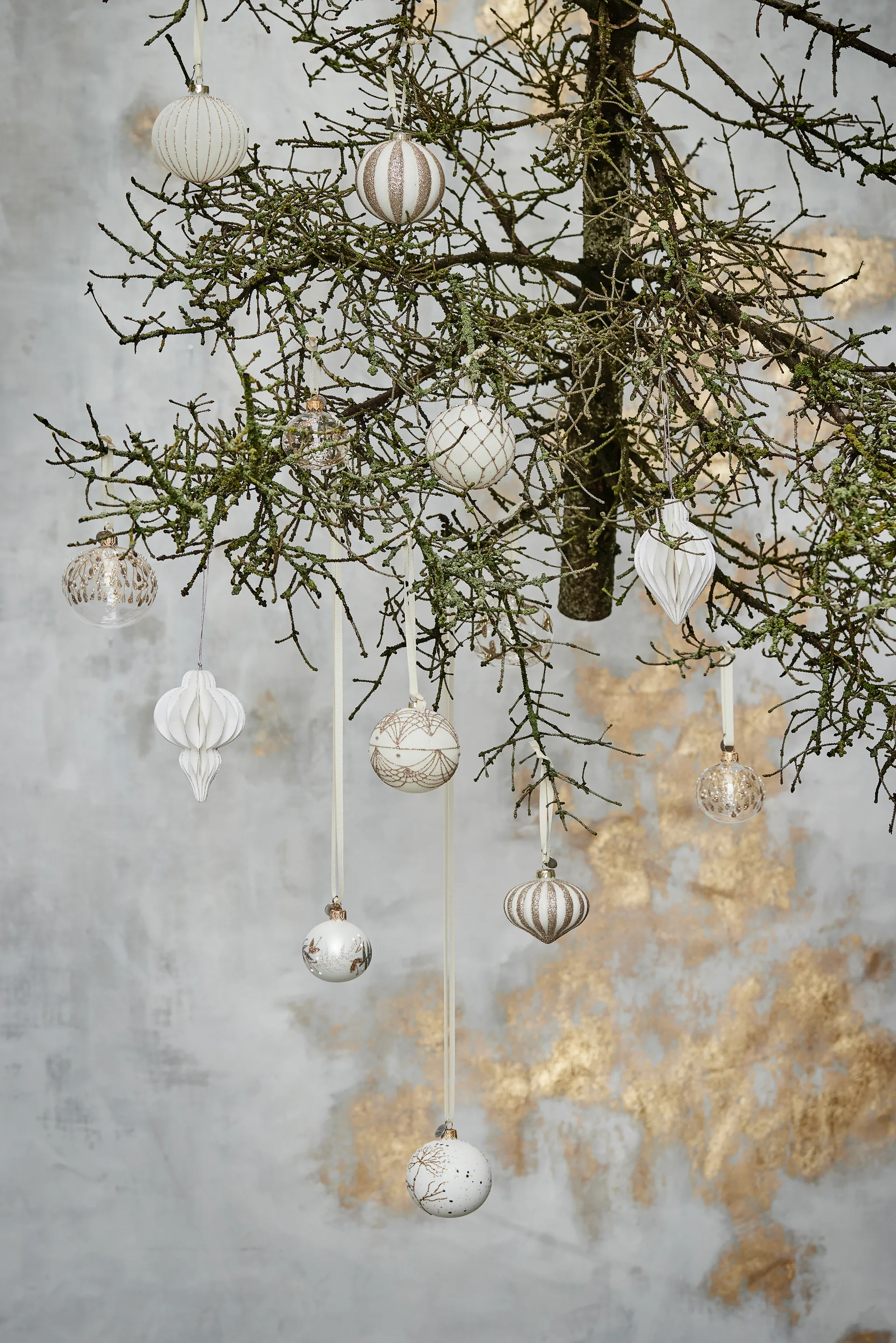 Boule de Noël Sella Ø8 cm, off white Lene Bjerre