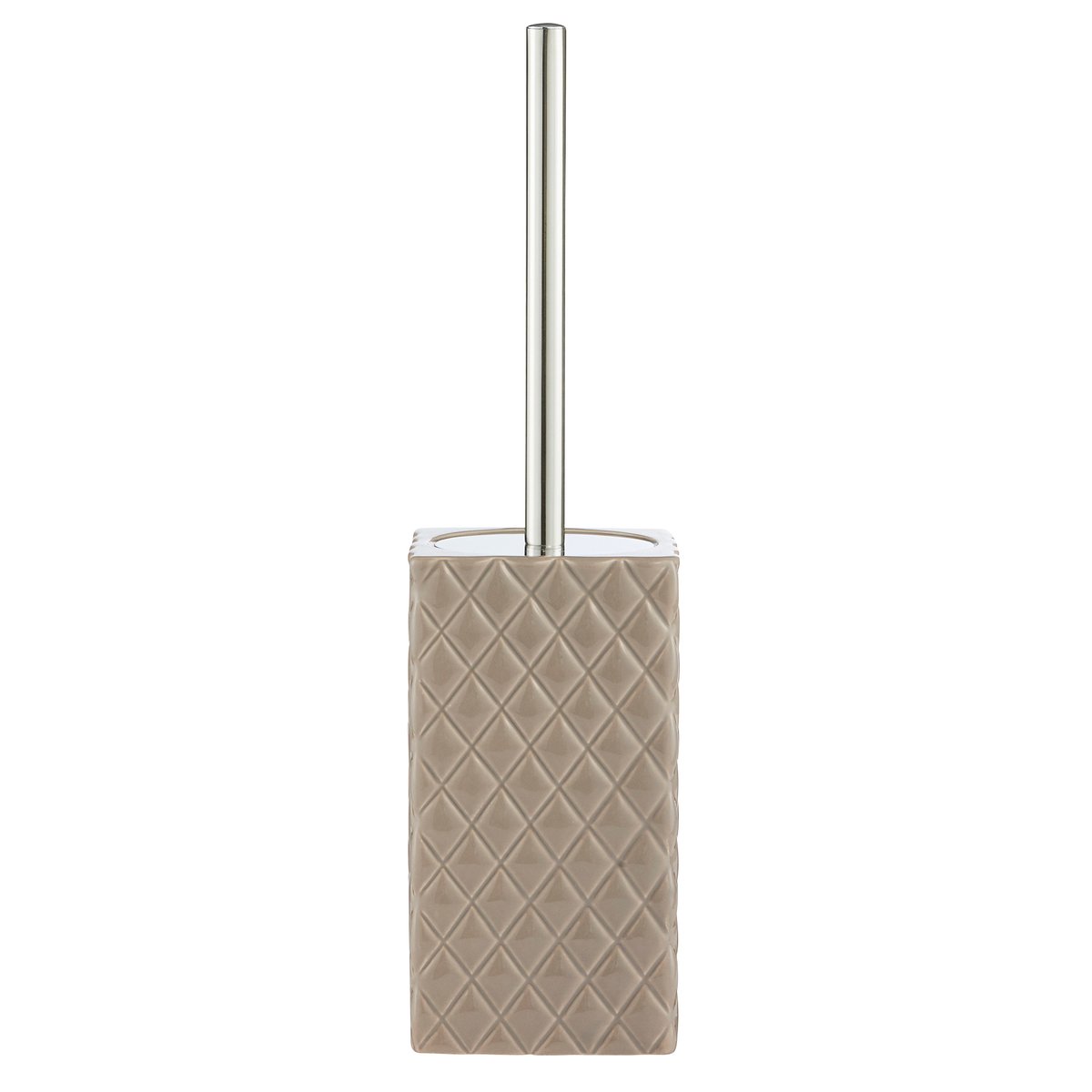Lene Bjerre Brosse pour WC Portia Marron-argent | Design Scandinave | Brosses de toilette | Beige