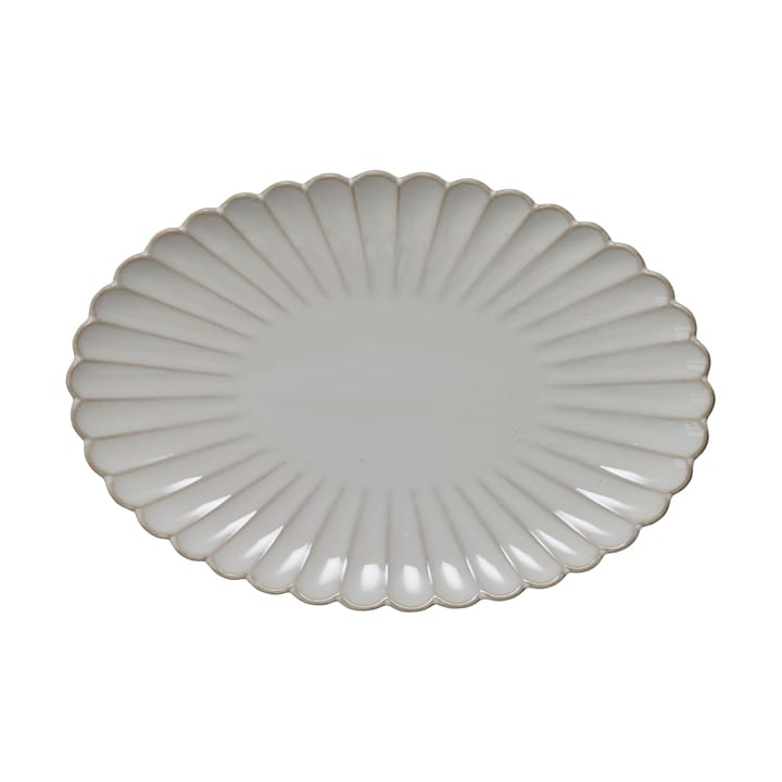 Camille plat de service 30,5x21 cm - Off White - Lene Bjerre