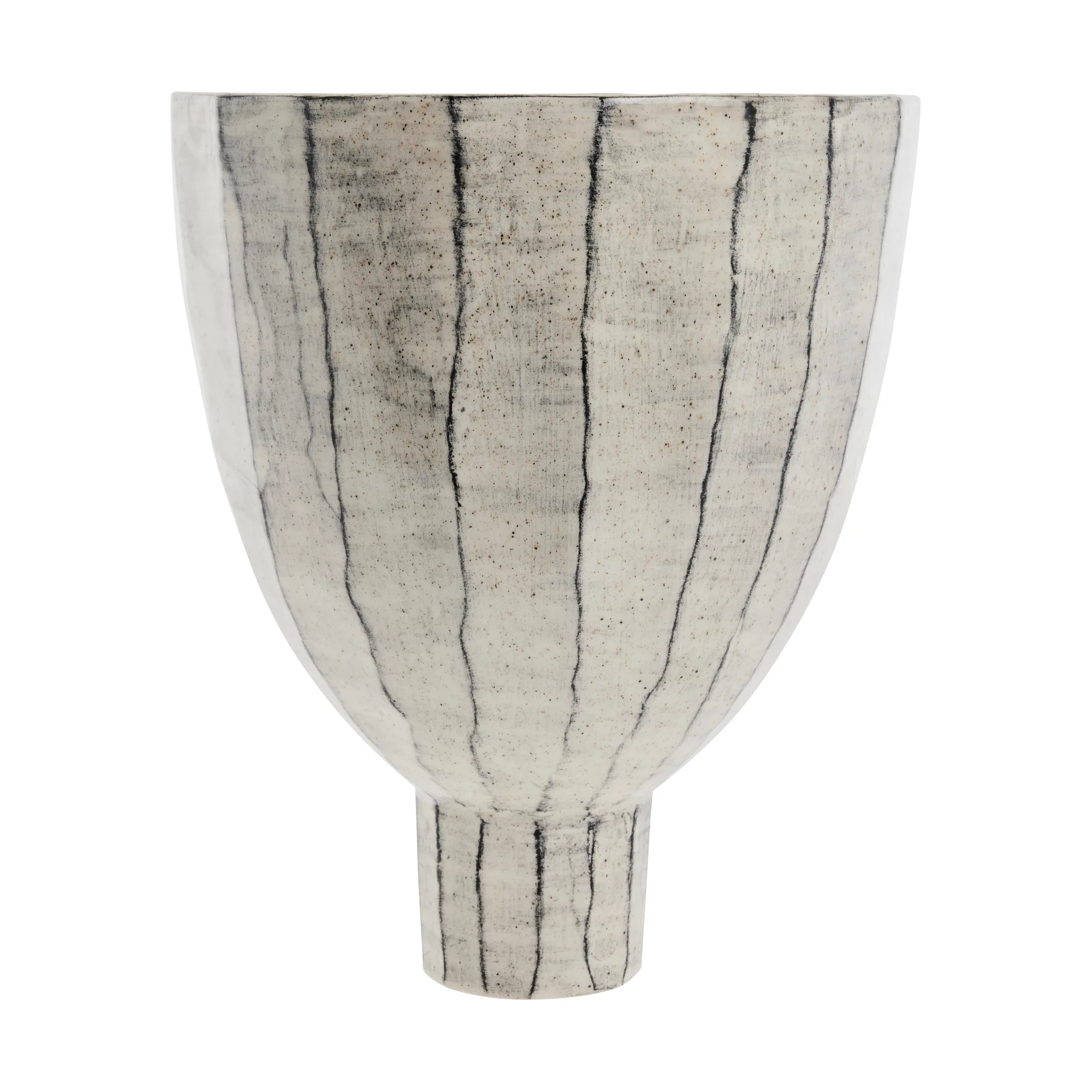 Cassie bol de décoration Ø28 cm, Off White-Noir Lene Bjerre