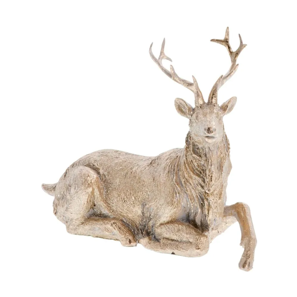 Cerf Sessia 17 cm, Or clair Lene Bjerre