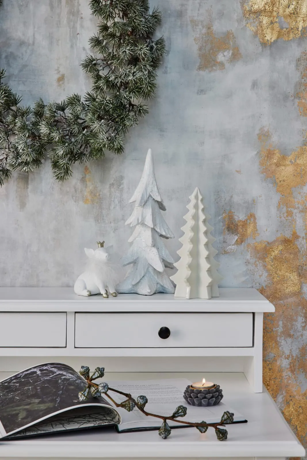 Décoration arbre Semille 29 cm, Argent Lene Bjerre
