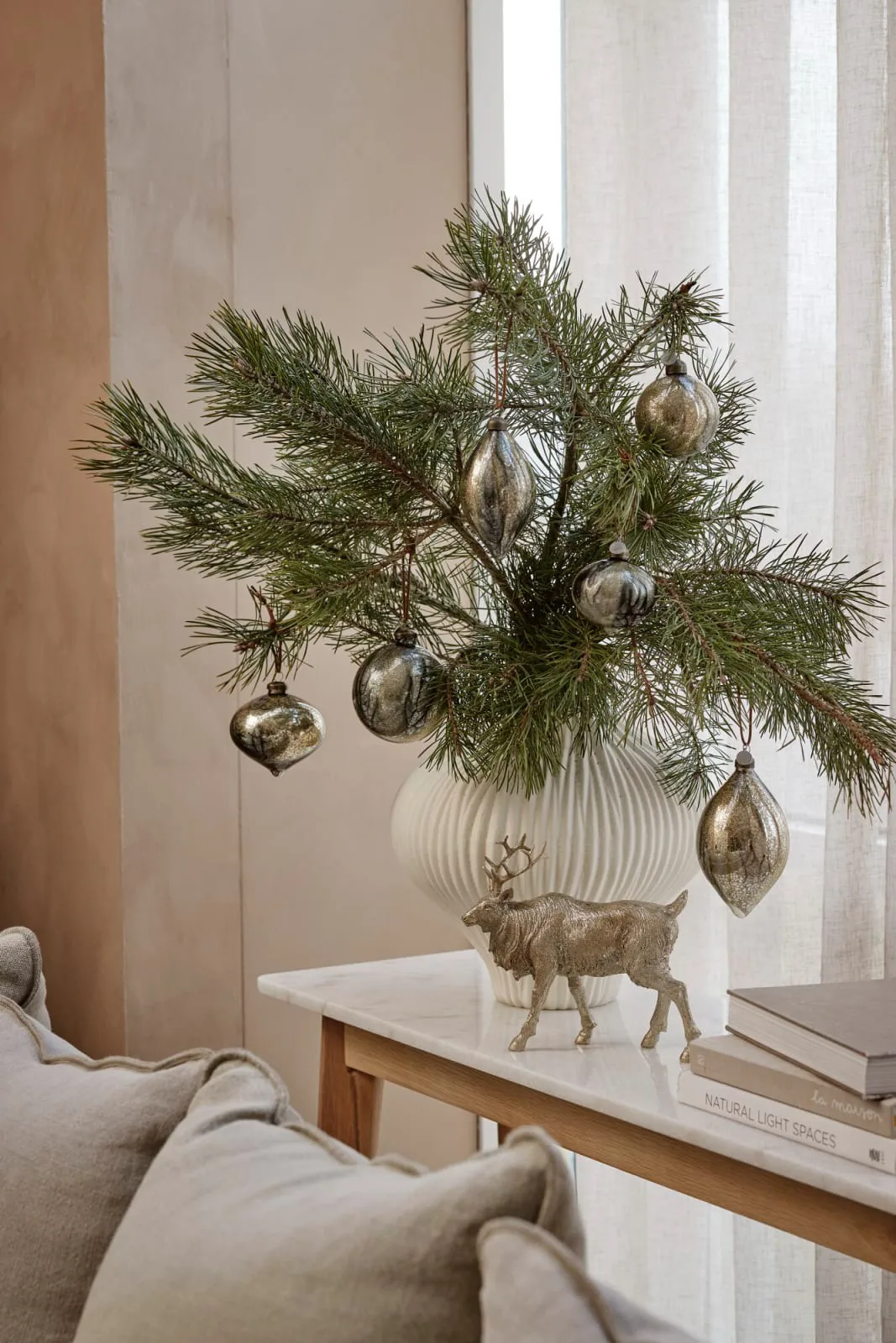 Décoration de Noël à suspendre Nosille 12 cm, Argent-or Lene Bjerre