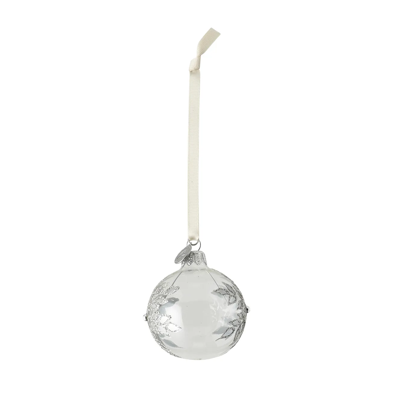 Décoration de Noël Cadelia fleur de glace Ø6 cm, Transparent-argent Lene Bjerre