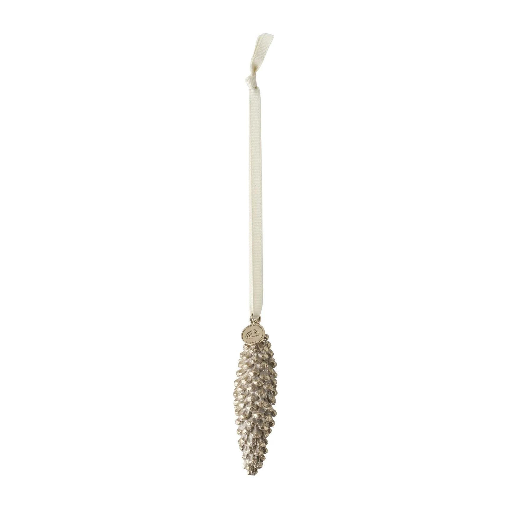 Décoration de Noël pomme de pin Sella 9 cm, Doré antique Lene Bjerre