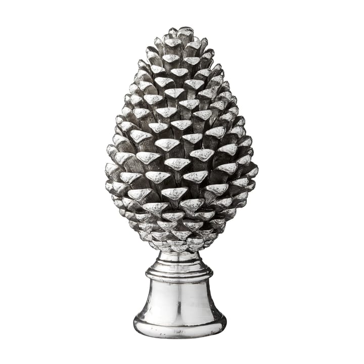 Décoration de Noël pomme de pin Serafina 25 cm, Argent antique Lene Bjerre