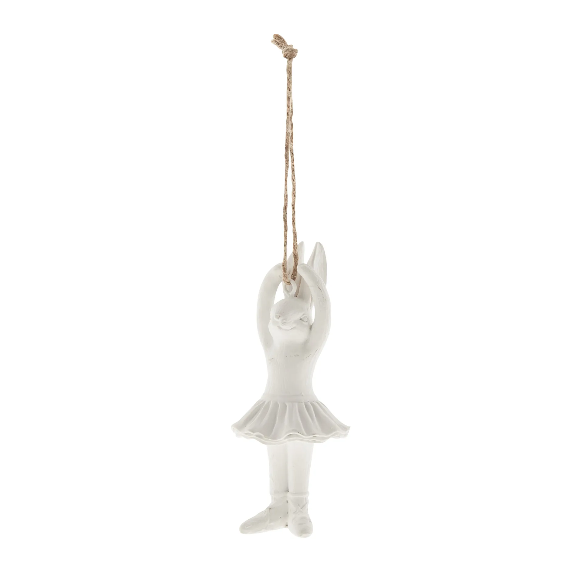 Décoration de Pâques Semina lièvre à tutu, White Lene Bjerre