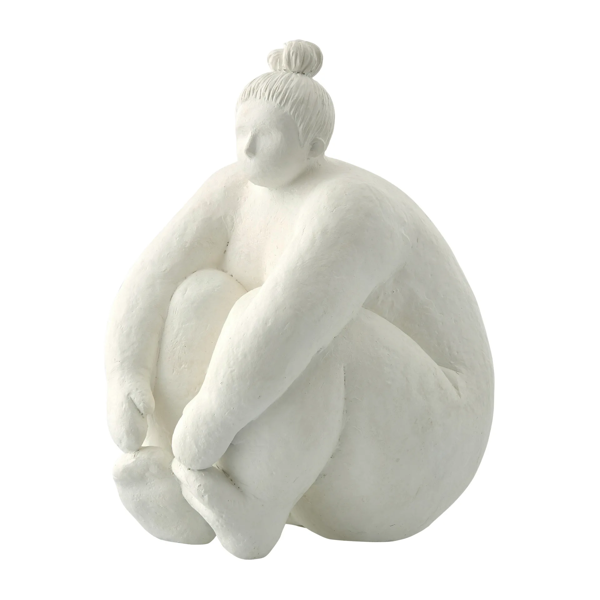 Décoration femme assise Serafina 24 cm, White Lene Bjerre