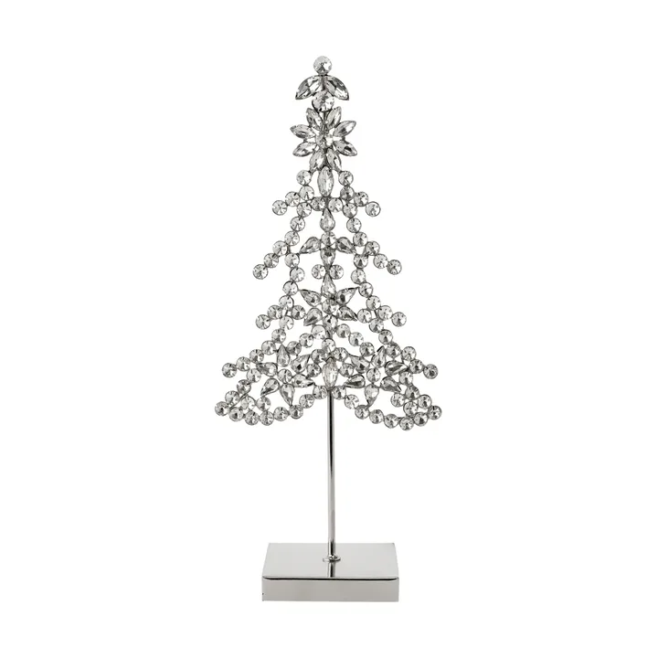 Décoration sapin Ada - Argenté, 14x8x32 cm - Lene Bjerre