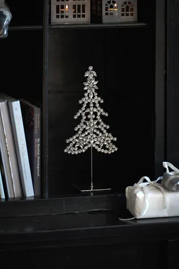 Décoration sapin Ada - Argenté, 14x8x32 cm - Lene Bjerre