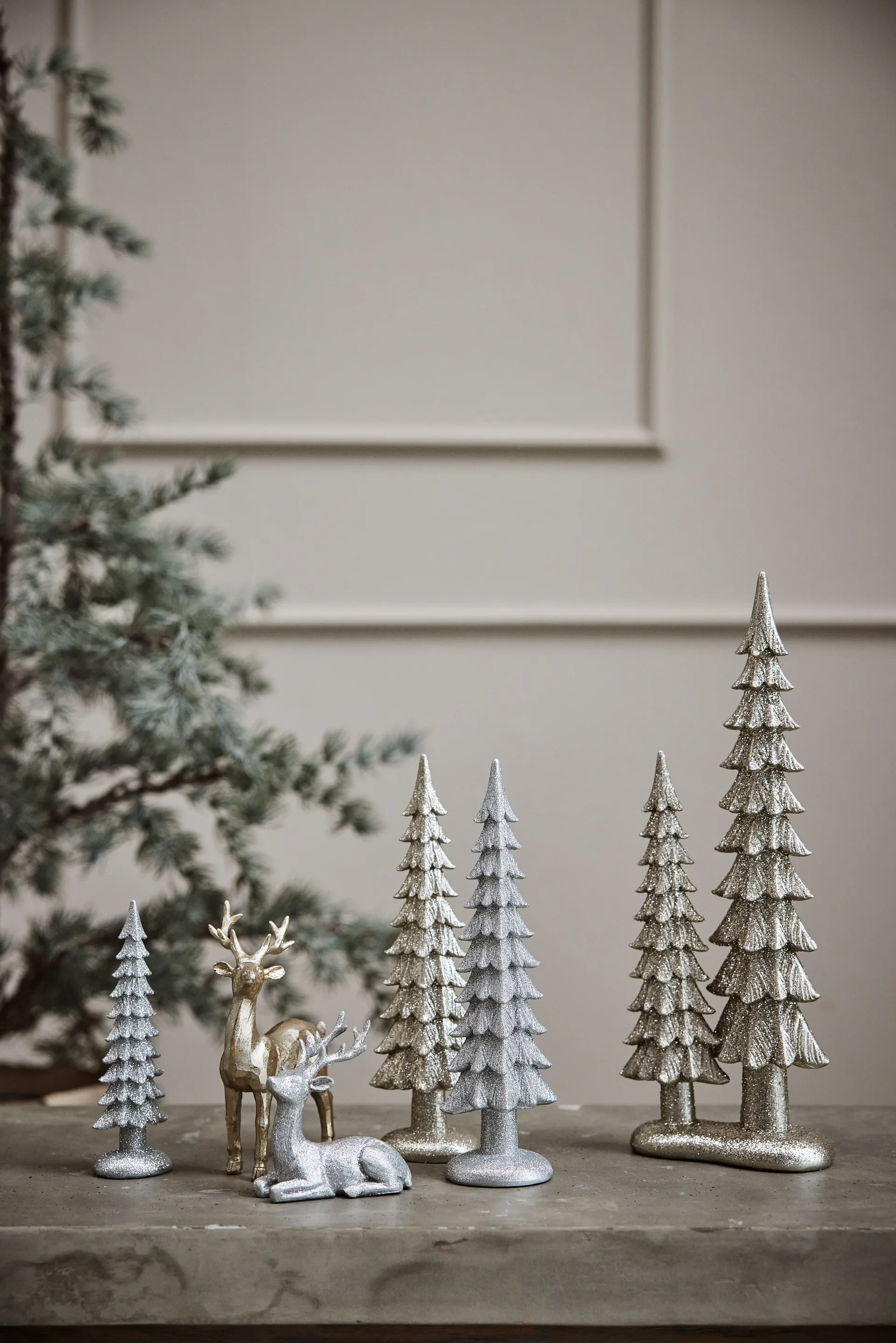 Décoration sapin de Noël Sissia 33 cm, Argent Lene Bjerre