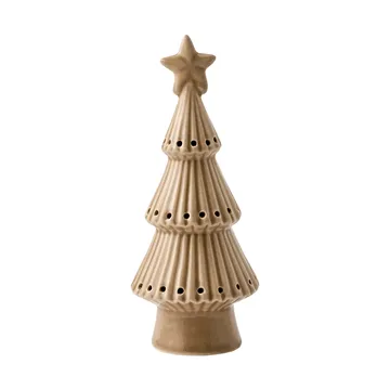 Décoration sapin LED Mythel - Beige, 7x7xH17,2 cm - Lene Bjerre