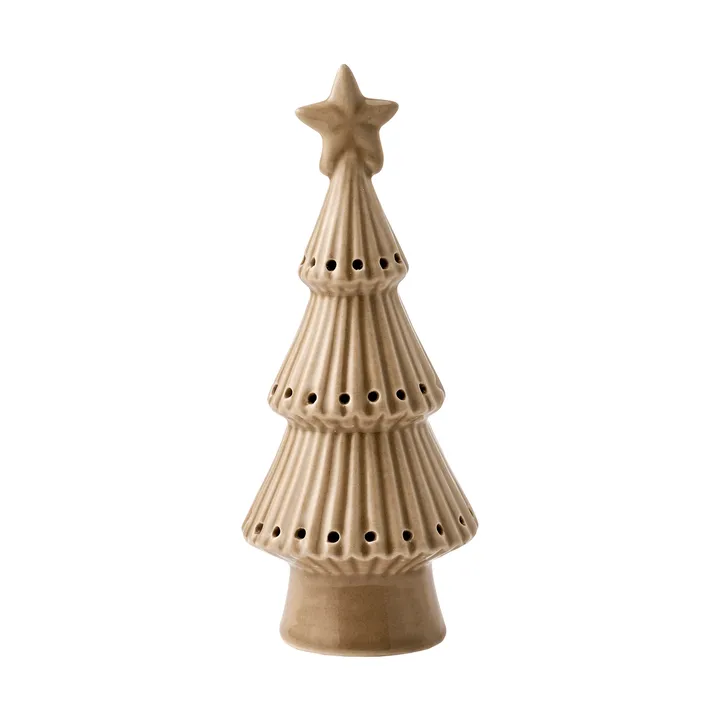 Décoration sapin LED Mythel - Beige, 7x7xH17,2 cm - Lene Bjerre