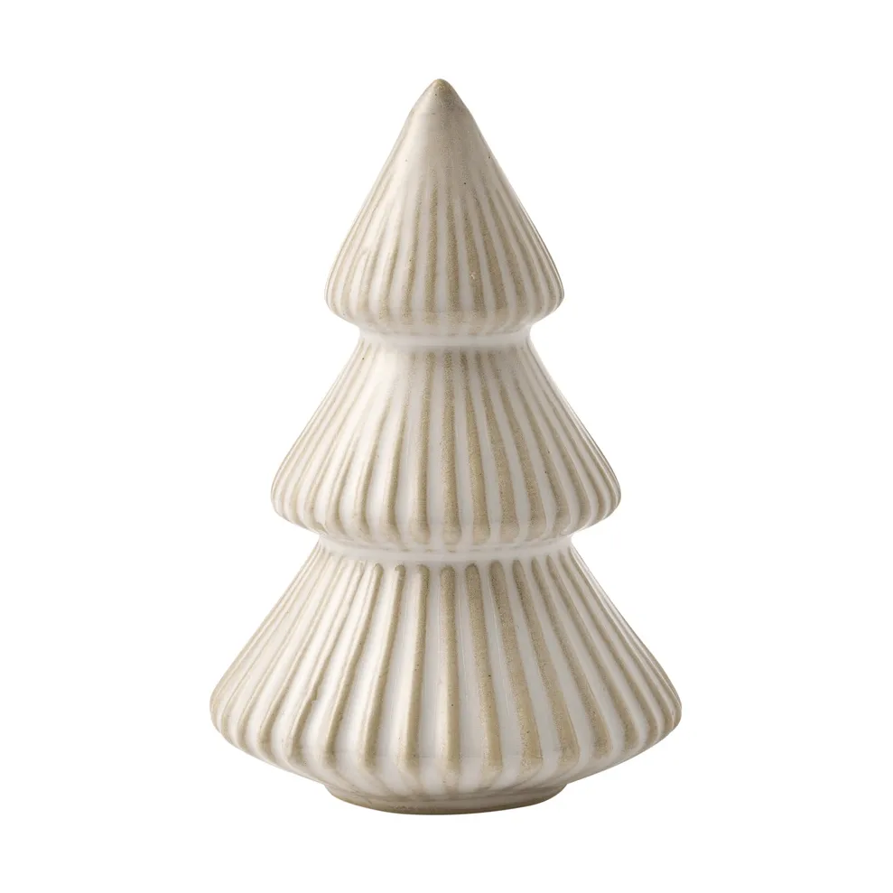 Décoration sapin Mythel, Blanc, Ø6,5xH9,8 cm Lene Bjerre