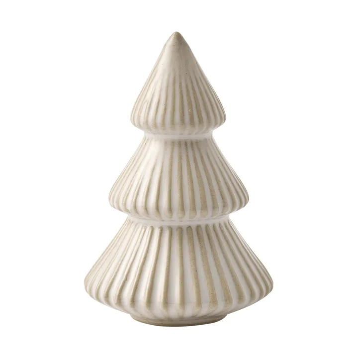 Décoration sapin Mythel - Blanc, Ø6,5xH9,8 cm - Lene Bjerre