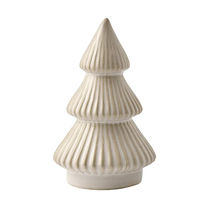 Décoration sapin Mythel - Blanc, Ø8,2xH13,3 cm - Lene Bjerre