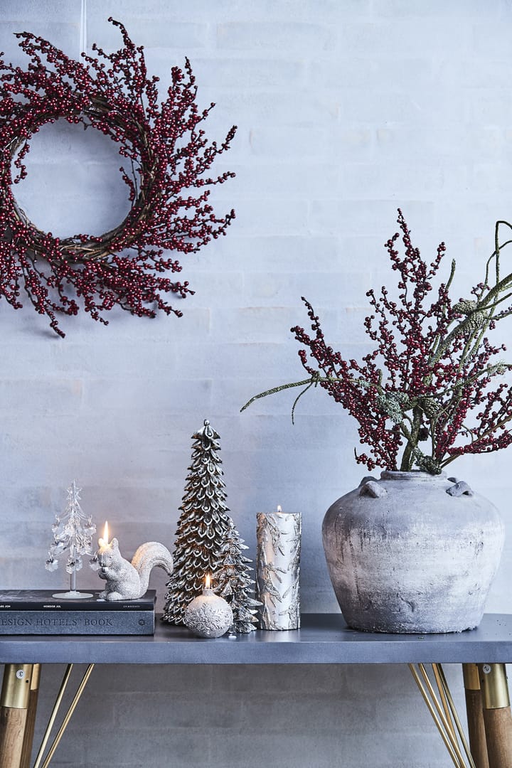 Décoration sapin Serafina 15 cm, Argent antique Lene Bjerre