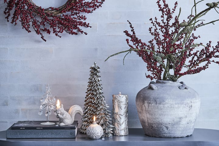 Décoration sapin Serafina 15 cm, Argent antique Lene Bjerre